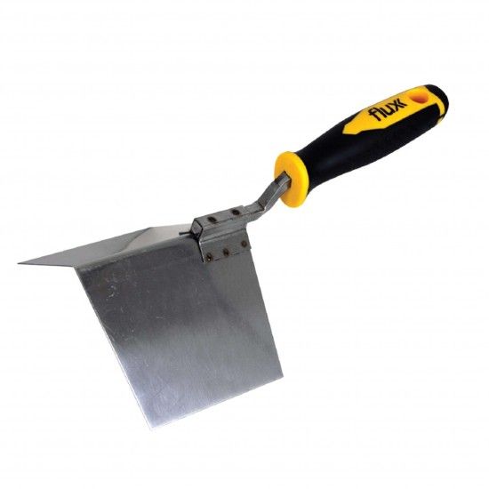 Colher Cantos Exterior Inox Cabo Bimateria 100mm  ref� FCCEICB100 FLUX