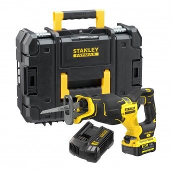 Serra sabre BL 20v + bateria 4.0Ah e mala Pro-Stack refª SFMCS311M1T-QW STANLEY Serra sabre BL 20v + bateria 4.0Ah e mala Pro-Stack refª SFMCS311M1T-QW STANLEY