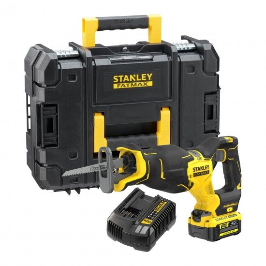 Serra sabre BL 20v + bateria 4.0Ah e mala Pro-Stack  ref� SFMCS311M1T-QW STANLEY