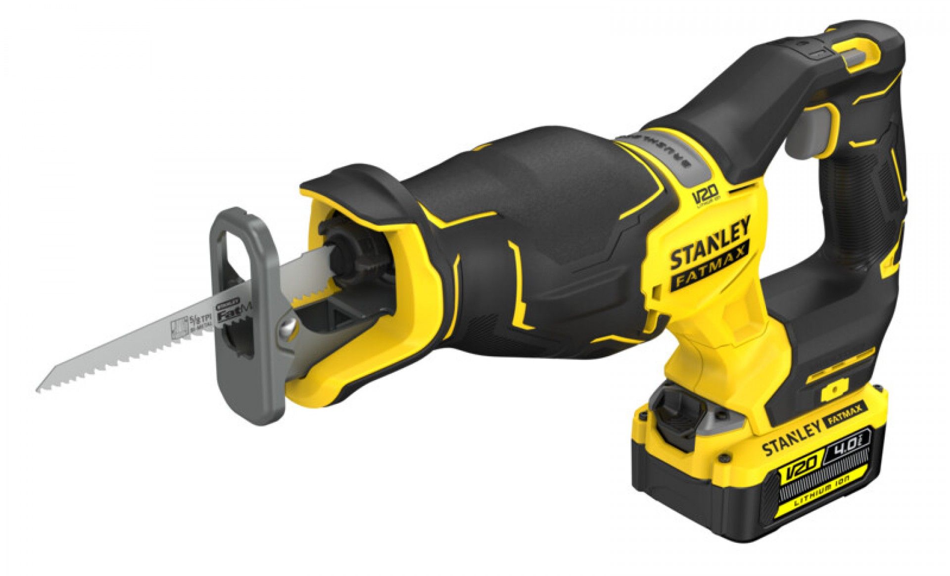 Serra sabre BL 20v + bateria 4.0Ah e mala Pro-Stack refª SFMCS311M1T-QW STANLEY