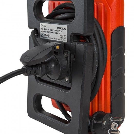 Projector recarreg�vel 30W IP54 4000k c/tomada ref� ASPRO3040 ASLO