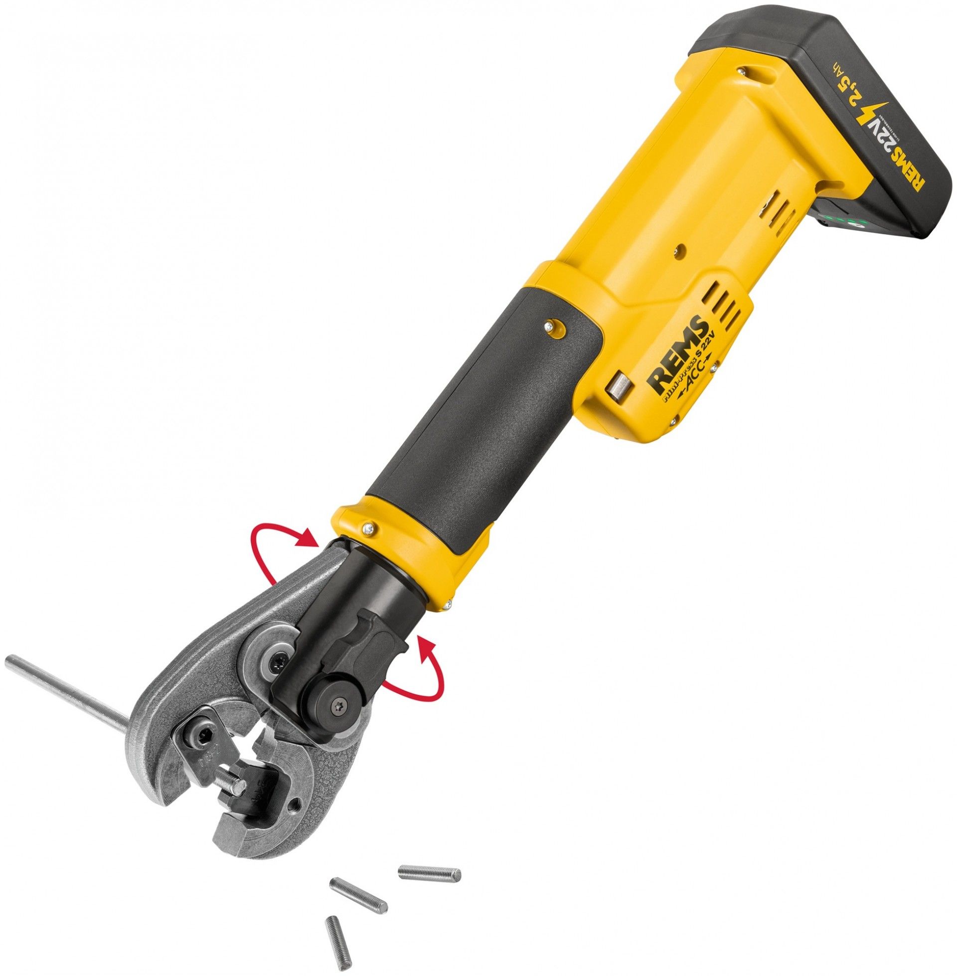 Mini-Press S 22v ACC + 1 bat 2.5Ah + L-Boxx refª 578016_R220 REMS