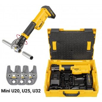 Mini-Press S 22v ACC [578016] + 1 bat 2.5Ah + L-Boxx + 3 tenazes( Mini U20,U25 e U32)  ref� 578x10_R