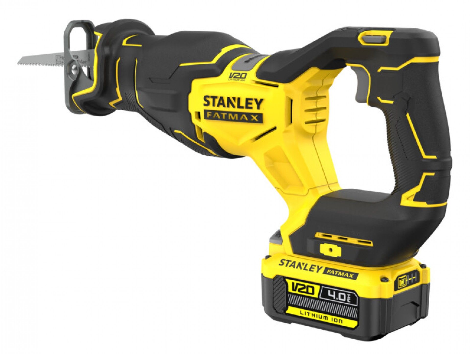 Serra sabre BL 20v + bateria 4.0Ah e mala Pro-Stack refª SFMCS311M1T-QW STANLEY