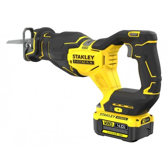 Serra sabre BL 20v + bateria 4.0Ah e mala Pro-Stack refª SFMCS311M1T-QW STANLEY Serra sabre BL 20v + bateria 4.0Ah e mala Pro-Stack refª SFMCS311M1T-QW STANLEY