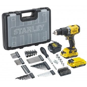 Aparafusadora V20 18V 50Nm 2 x2.0Ah + 100 acess�rios ref� SFMCD715D2A-QW STANLEY