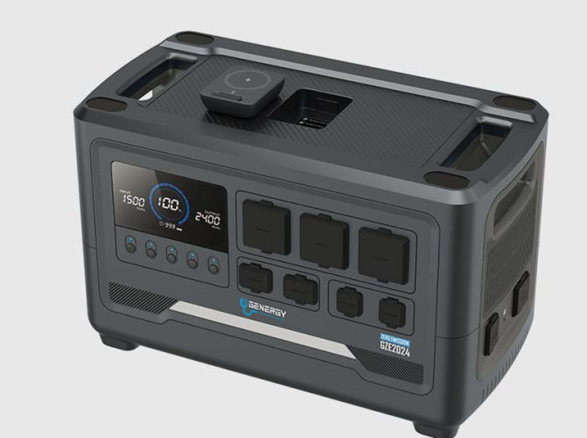 Estação de energia GZE2024 2048Wh 2400W refª 31700 Genergy