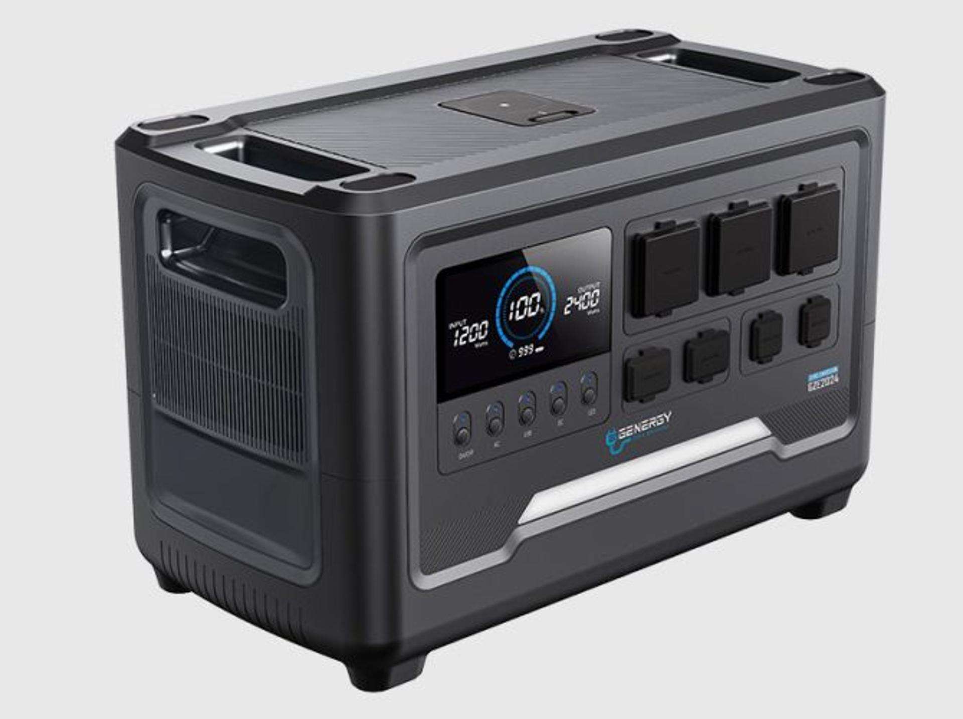 Estação de energia GZE2024 2048Wh 2400W refª 31700 Genergy