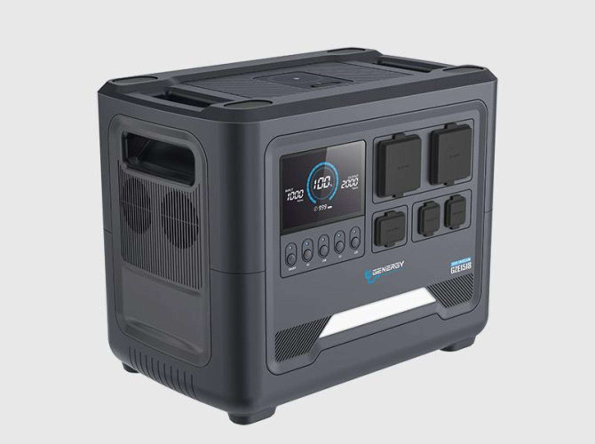 Estação de energia GZE1518 1536Wh 1800W refª 31695 Genergy