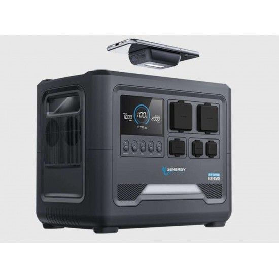 Estação de energia GZE1518 1536Wh 1800W refª 31695 Genergy Estação de energia GZE1518 1536Wh 1800W refª 31695 Genergy