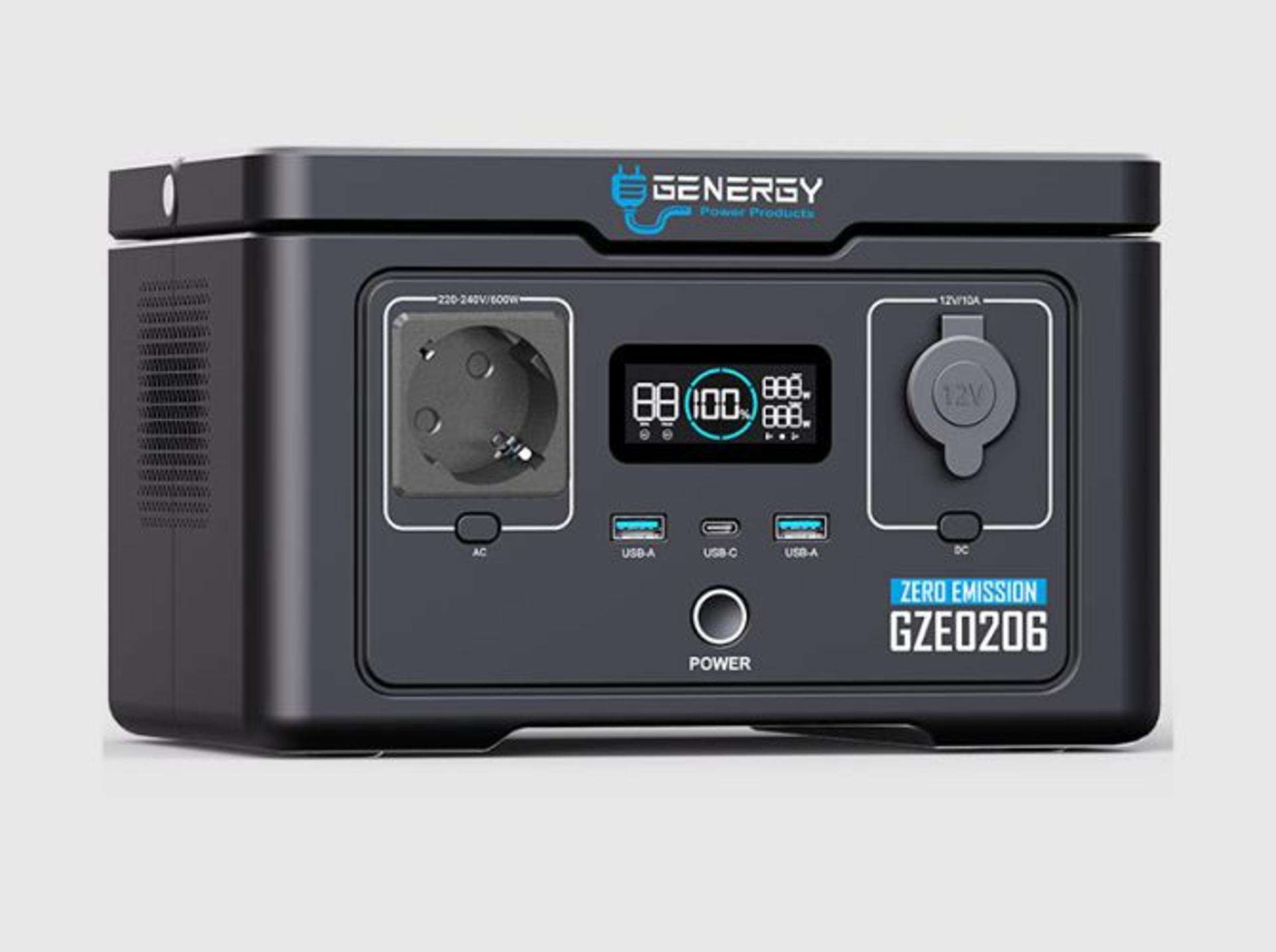 Estação de energia GZE0206 256Wh 600W refª 31680 Genergy
