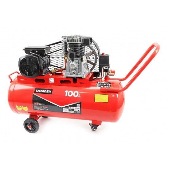 Compressor de Ar, Correia, 100L, 3Hp, 10Bar ref. 09355 MADER