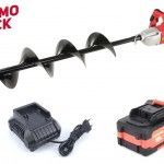 Abre Buracos 18v [74055] + bateria 4.0Ah [74007]+ carregador [74011] Mader