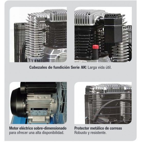 Compressor de Ar 500L / 10Hp 400v Advance NK [04NK085] IMCOINSA