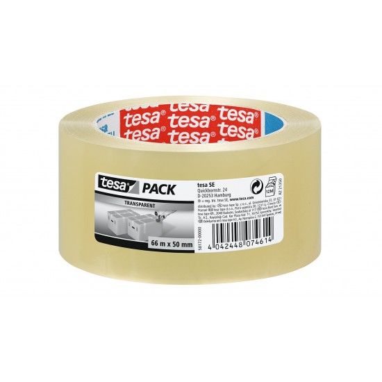 Fita adesiva 66mx50mm Transparente standard ref� 58172-00000  TESA
