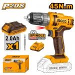Aparafusadora 20V brushless 45Nm + 2 Bat 2A + Carregador  ref� CDLI20051E IngCo