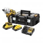 Chave impacto 18v Brushless + 2 bat 5.0Ah Powerstack + carregador e mala ref� DCF961H2T-QW DEWALT