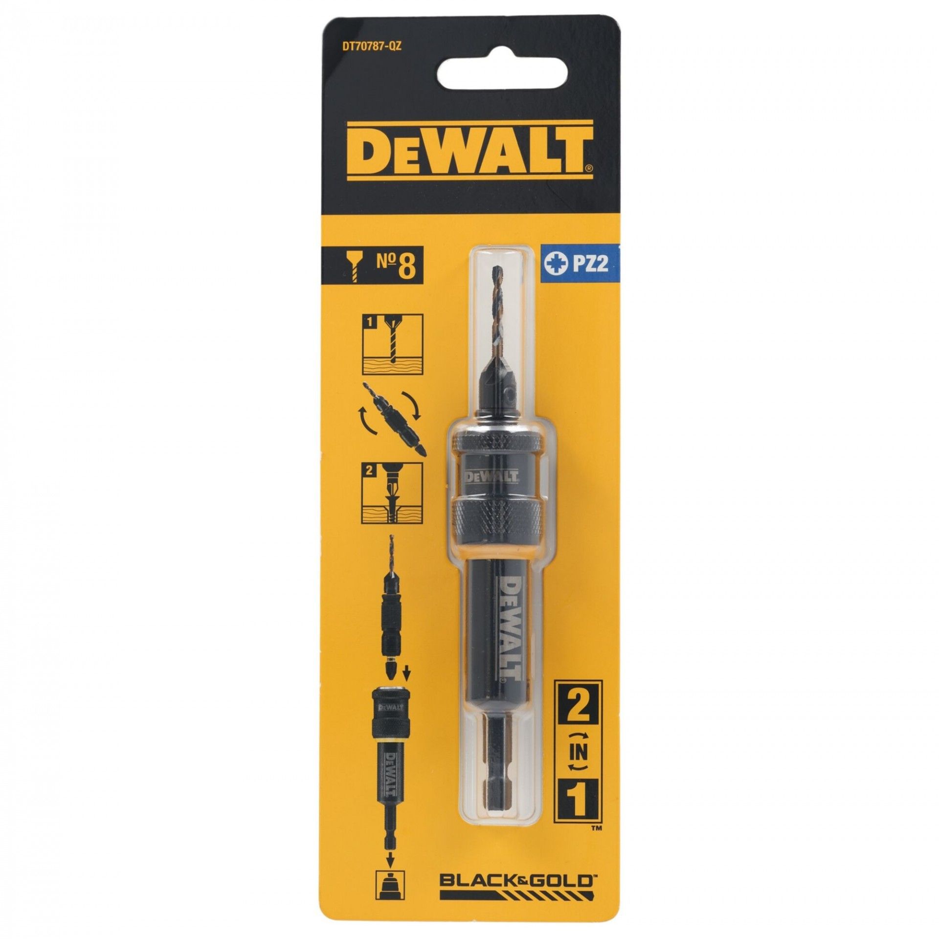 Escariador FLIP & DRIVE completo nº8 refª DT70787-QZ Dewalt