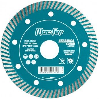 Disco diamantado Cer�mica Combi LK2505 115mm ref� 092.0191 MACFER