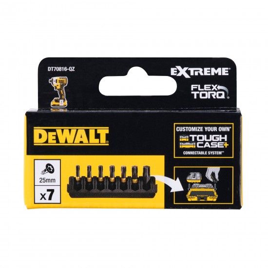 Bits tor��o Torx 7p� ref� DT70816-QZ DEWALT