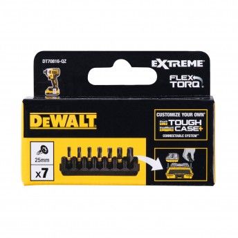 Bits tor��o Torx 7p� ref� DT70816-QZ DEWALT