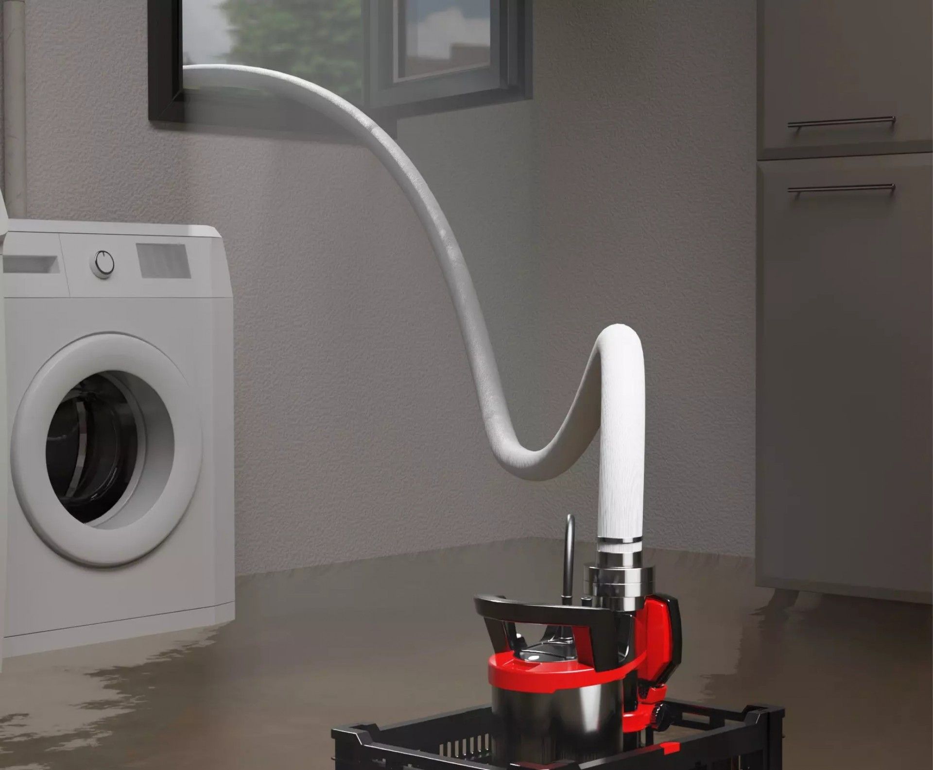 Mangueira tecido 10m c/acoplamentos rápidos refª 4173690 EINHELL