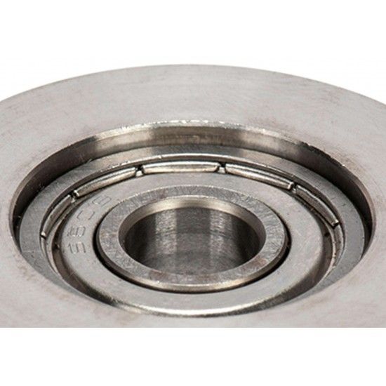 ROLDANA INOX 40MM C\ROLAM + PARAF + PORCA