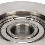 ROLDANA INOX 40MM C\ROLAM + PARAF + PORCA