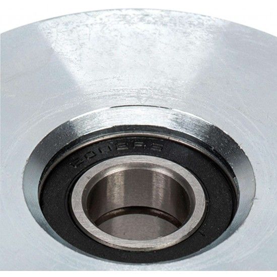 Roda "Y" com parafuso 2 rolamentos galvanizada Y2P 100x25mm (M14 70mm) ref� 206.0072 MACFER