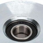 Roda "Y" com parafuso 2 rolamentos galvanizada Y2P 100x25mm (M14 70mm) ref� 206.0072 MACFER