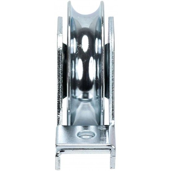 Roda "U" para aparafusar 1 rolamento galvanizada U1A  60x17mm ref� 206.0034 MACFER