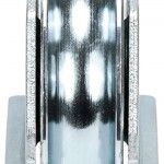 Roda "U" para soldar 1 rolamento galvanizada U1S  60x17mm ref� 206.0020 MACFER