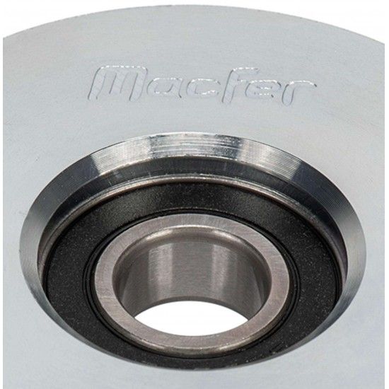 Roda "Y" com parafuso 1 rolamento galvanizada Y1P  60x17mm (M10 55mm) ref� 206.0012 MACFER