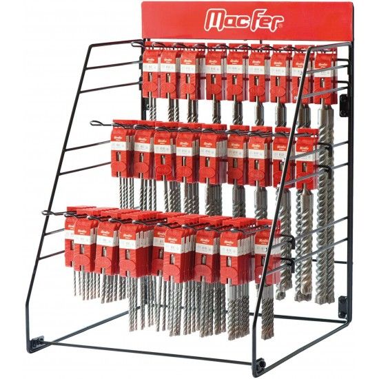 Expositor brocas ponta diamante Plus 4 cortes STR-4-EXP 106p�s ref� 204.0801 MACFER