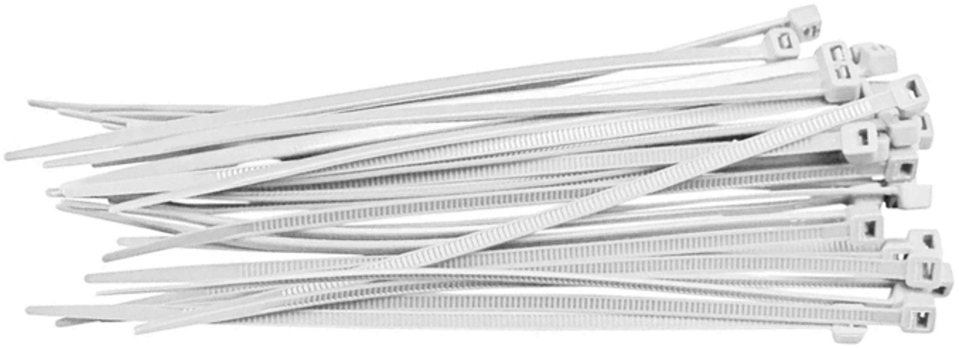 Abraç. serr. nylon MacFer ASN-B 4,5x 300mm branca refª 199.0017 MACFER