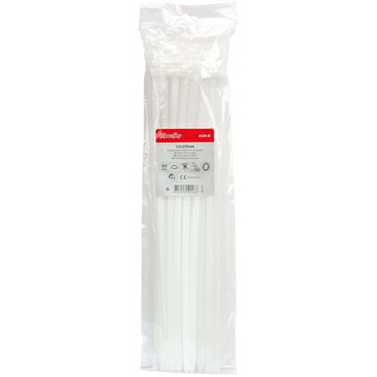 Abraç. serr. nylon MacFer ASN-B 4,5x 200mm branca refª 199.0014 MACFER Abraç. serr. nylon MacFer ASN-B 4,5x 200mm branca refª 199.0014 MACFER