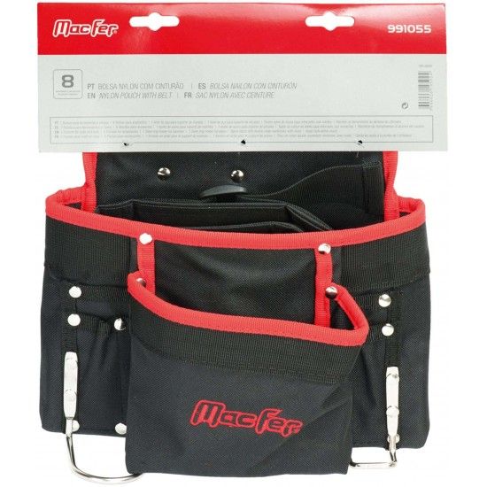 Bolsa nylon c/ cintur�o MacFer 991055 8 div. ref� 195.0002 MACFER