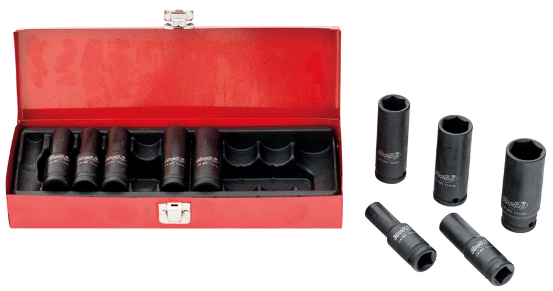 Jogo chaves impacto ½ 78mm 10~24mm 10pç refª 193.0029 MACFER