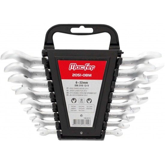 Jg. ch. bocas Cr-V MacFer 2051-12M 6~32mm  12p�s ref� 188.0016 MACFER