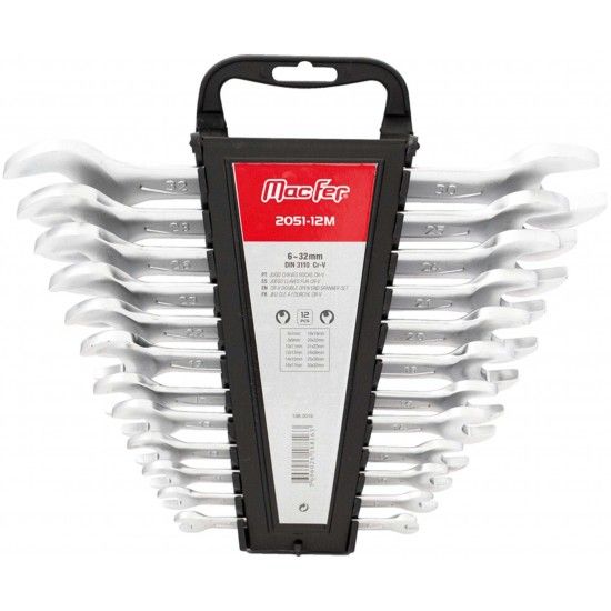 Jg. ch. bocas Cr-V MacFer 2051-12M 6~32mm  12p�s ref� 188.0016 MACFER