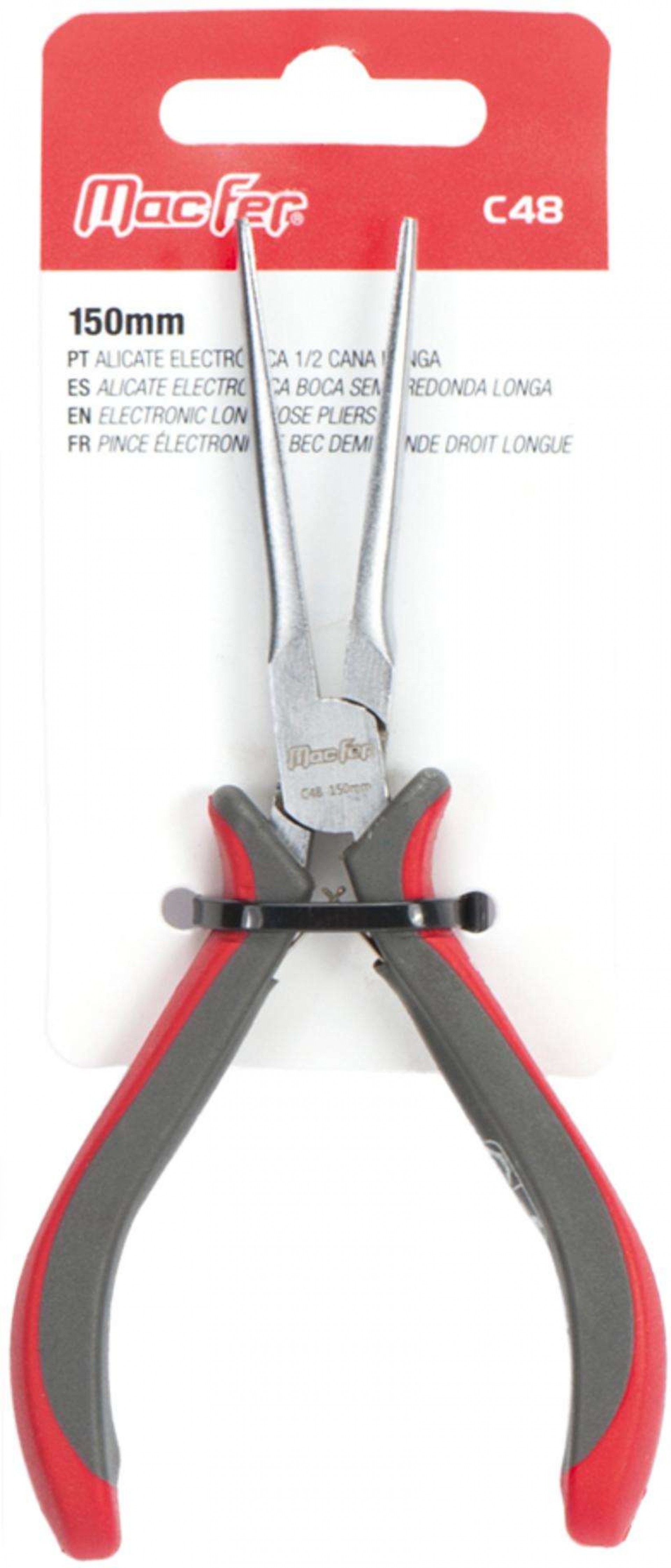 Alicate elec. 1/2 cana longa MacFer C48 150mm refª 186.0027 MACFER