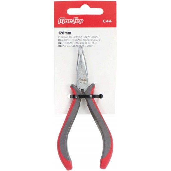 Alicate elec. pontas curvas MacFer C44 120mm ref� 186.0023 MACFER