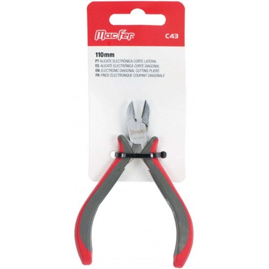 Alicate elec. corte lateral MacFer C43 110mm ref� 186.0022 MACFER