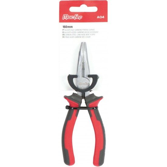 Alicate a/c pontas curvas MacFer A04 160mm ref� 186.0010 MACFER