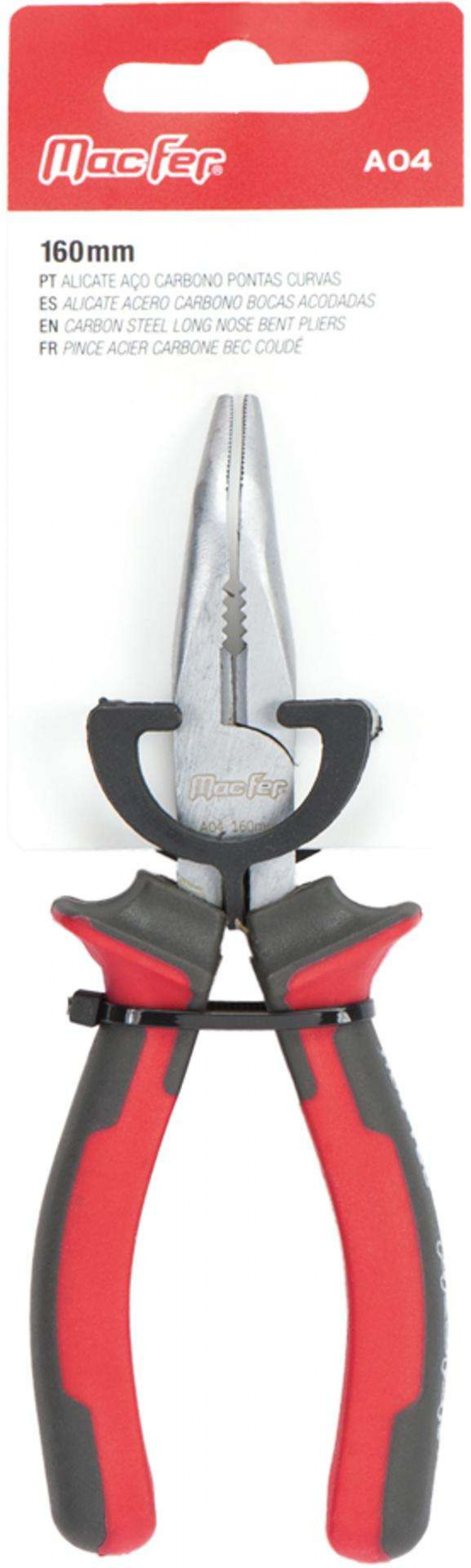Alicate a/c pontas curvas MacFer A04 160mm refª 186.0010 MACFER