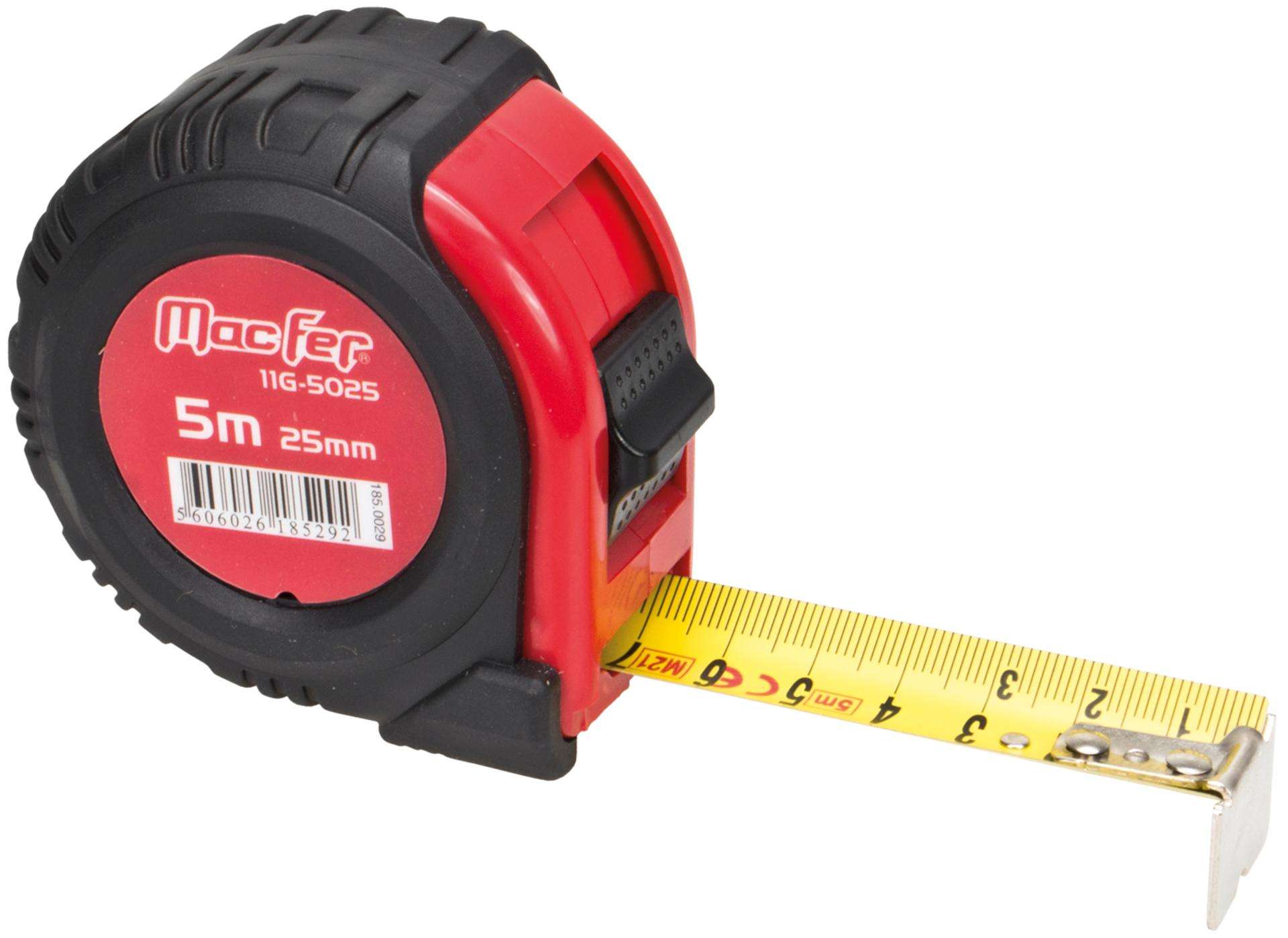 Fita métrica MacFer 11G- 5019 5m 19mm refª 185.0028 MACFER