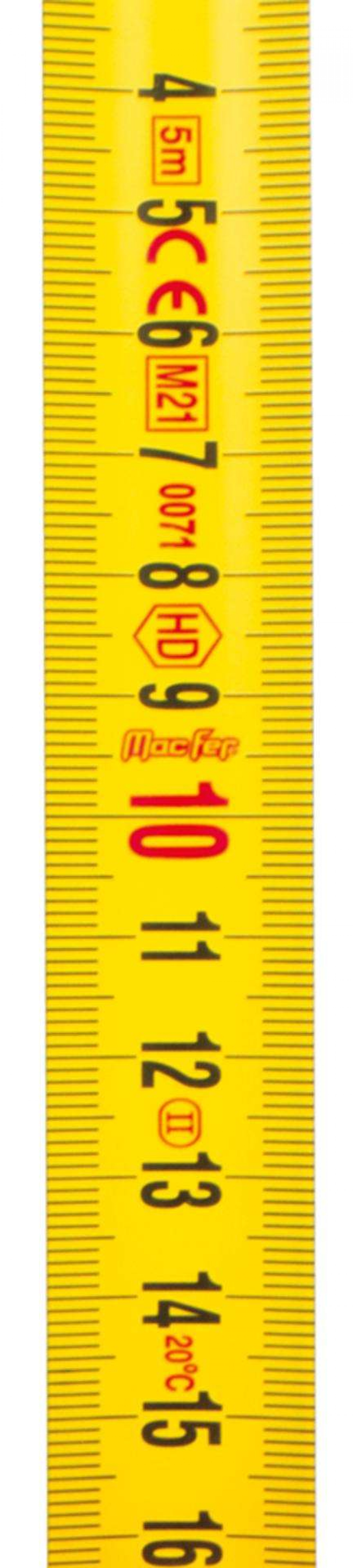 Fita métrica H02G- 5019 5m 19mm refª 185.0022 MACFER