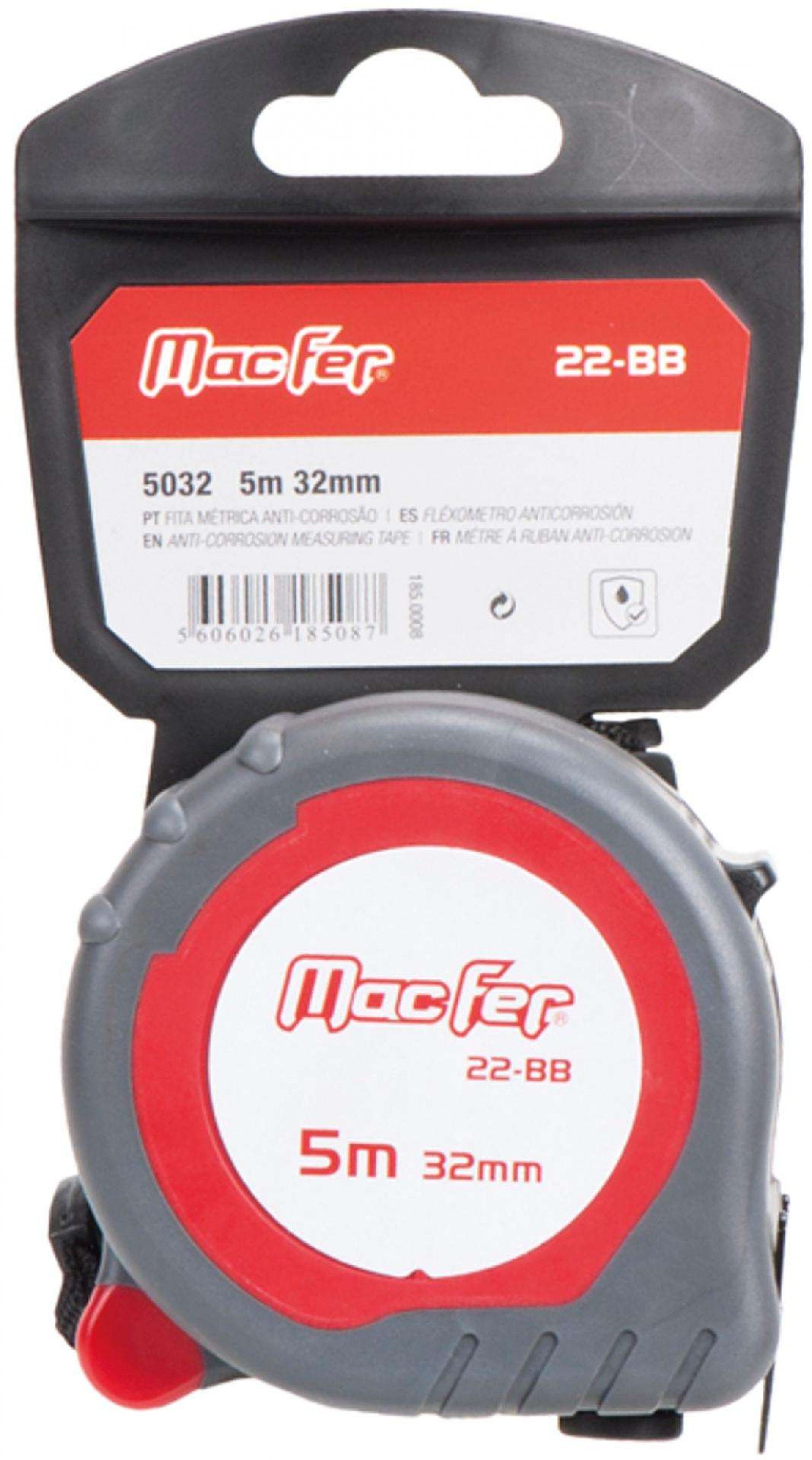 Fita métrica 5m 32mm 22-BB-5032 refª 185.0008 MACFER