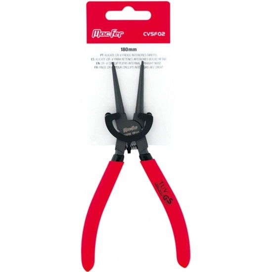 Alicate Cr-V freios int. direito MacFer CVSF02 180mm refª 183.0050 MACFER Alicate Cr-V freios int. direito MacFer CVSF02 180mm refª 183.0050 MACFER