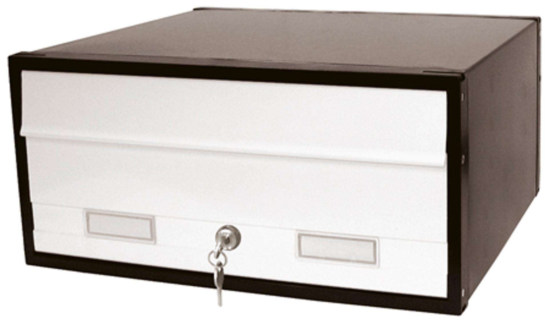 Caixa correio grande simples PB01B preta refª 179.0003 MACFER